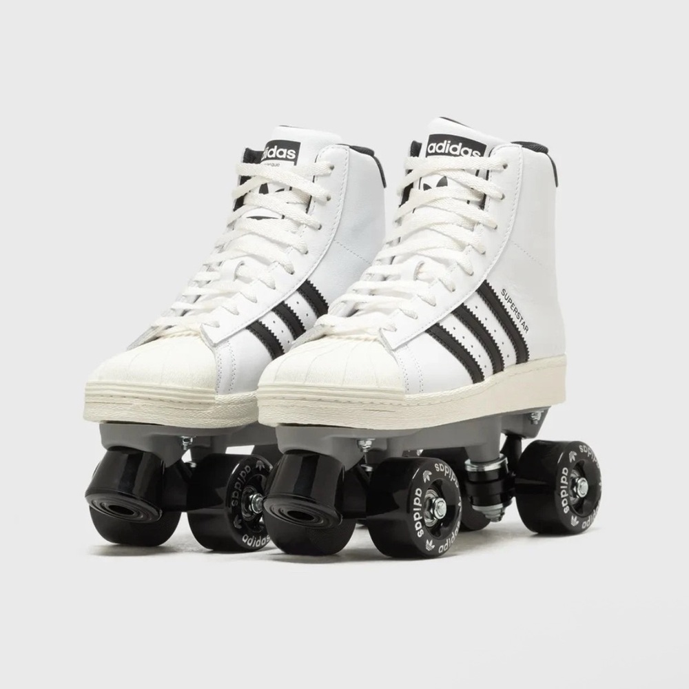 Adidas Originals Superstar 82 Roller Skate Cloud Off White Black!